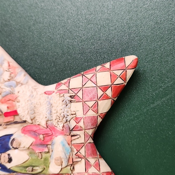 JIM SHORE Nativity Scene Star Ornament 2008 Heartwood Creek - Picture 7 of 12